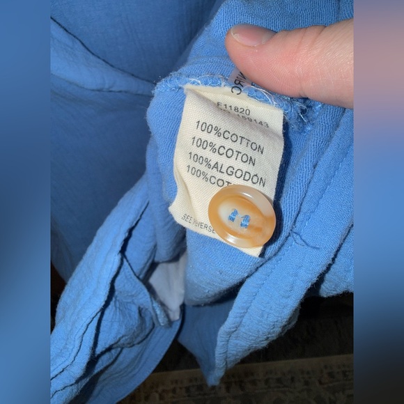 FRNCH Paris crinkle gauze blouse - Picture 4 of 4